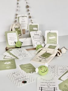 Pregnancy Milestones cards green2